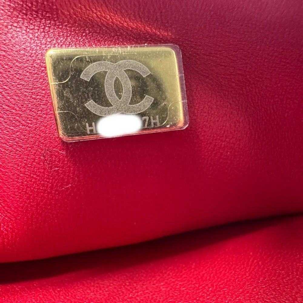 Chanel Red Top Handle Flap Bag - Picture 13 of 13